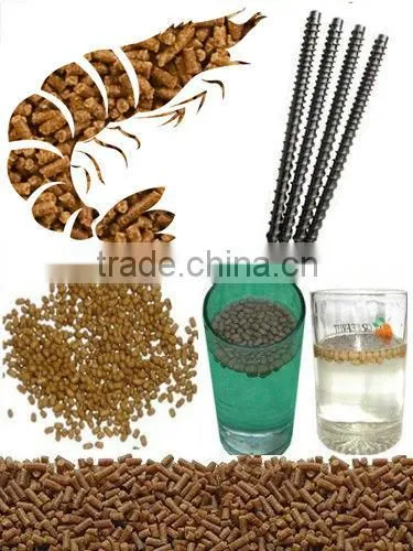 Single screw fish feed making machines
