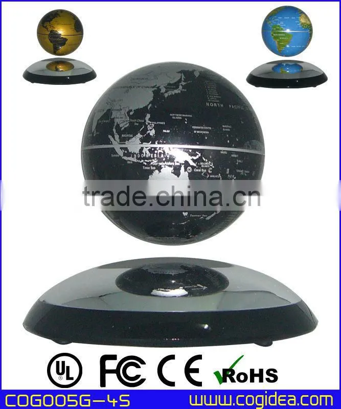 electromagnetic levitating globe for gift,home decoration nice globe dislay