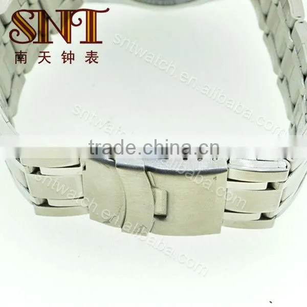 SNT-ME016 skeleton mechanical stainless steel watch
