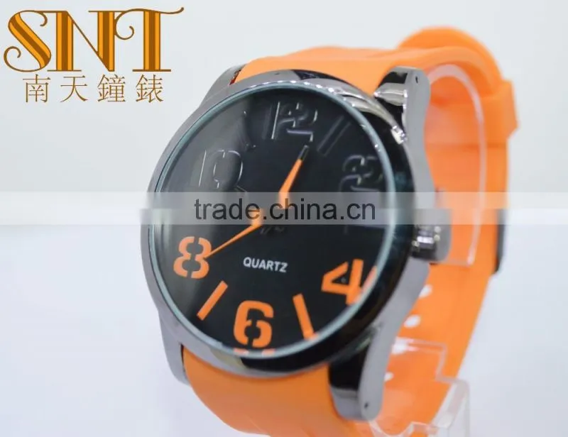 Promotion quartz watch with plastic strap