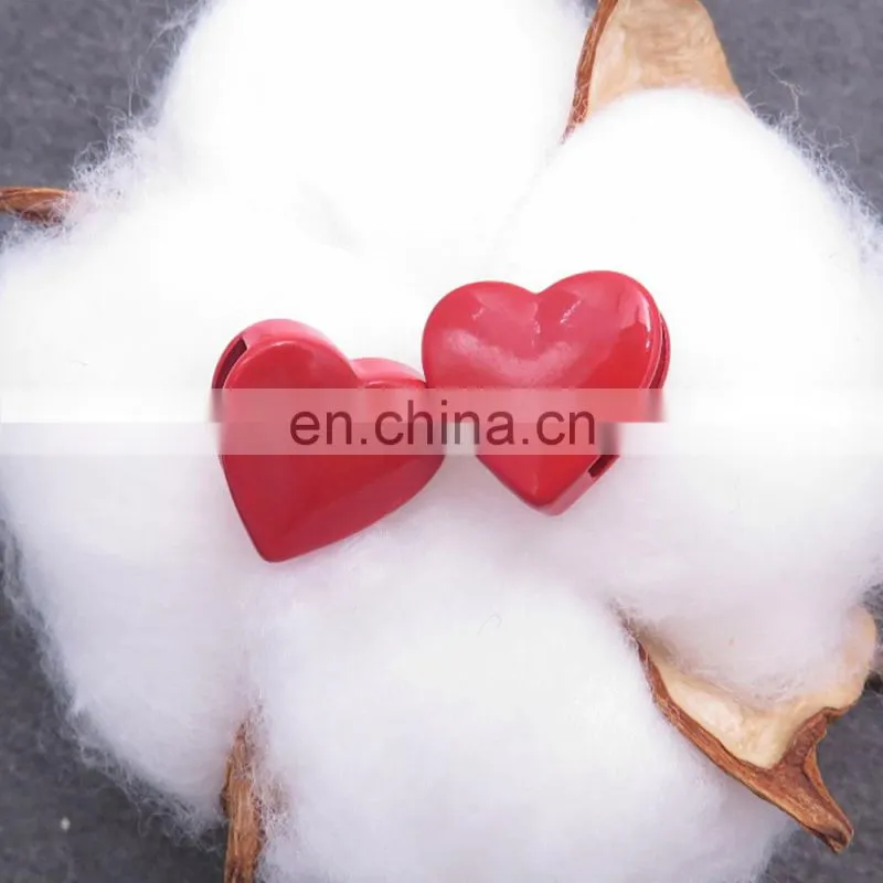 2021 New Arrival Heart Shape Enamel Pure Color Pendant For Women Necklace Bracelet Earrings DIY Jewellery
