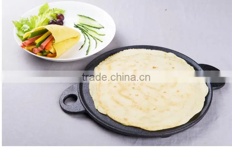 TRIONFO cartoon cast iron circle double side cake mould/pan