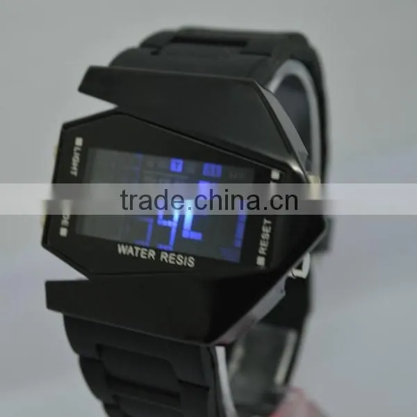 Fly design alarm clock stop watch smart led watch