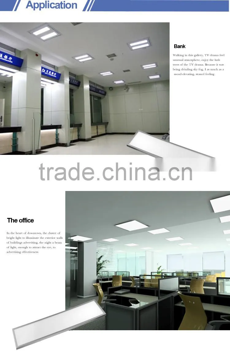 2015 Best quality warranty 3 years CE ROHS approved 54w 120x60cm led panel light factory