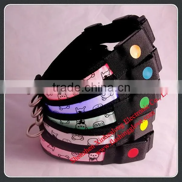 Design Cat Collar with LED Flashing Lights