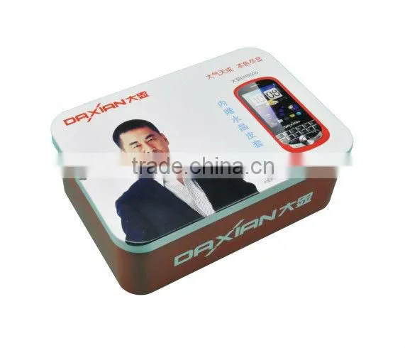 tin packing box for battery or bluetooth earphone