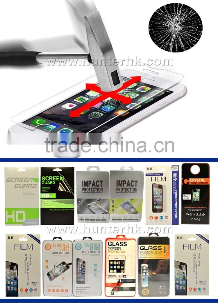 Newest Model 0.25D 0.3mm Screen Protector Tempered Glass For Sony M5