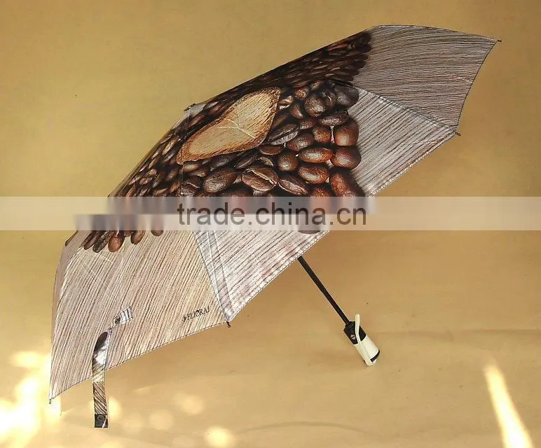 3 folding umbrella with automatic open and close