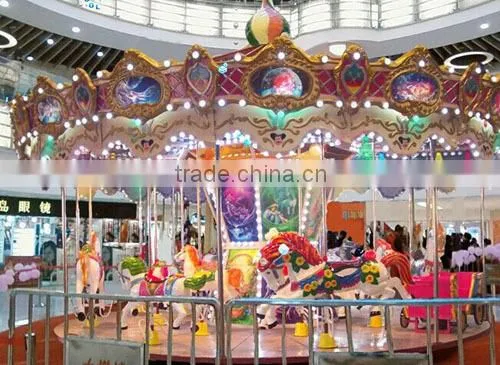 popular carousel 24 seats ride equipment kiddie rides for sale