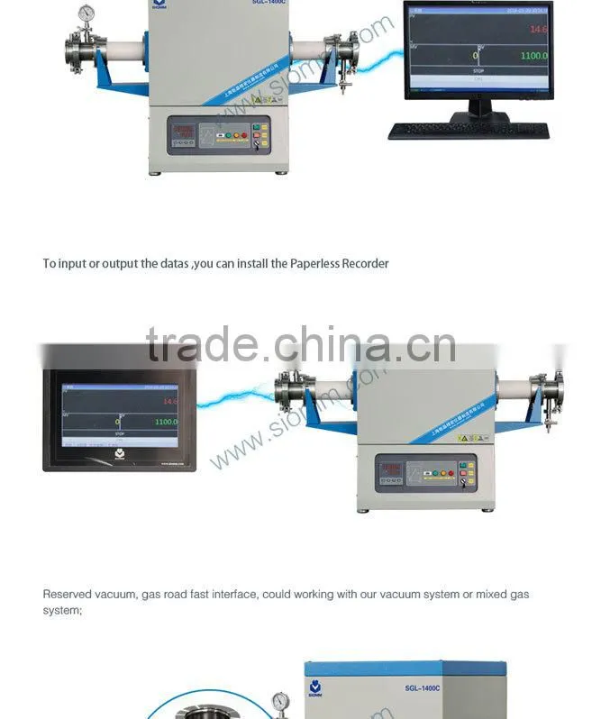 High Temperature Single Zone Tube Furnace