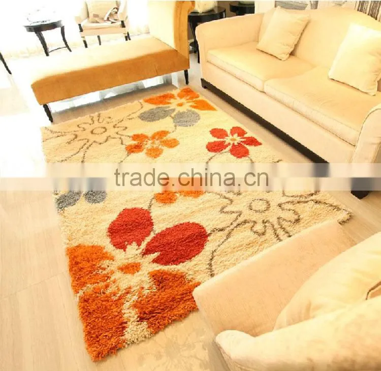 Cheap eco-friendly material jacquard colorful embossed carpets