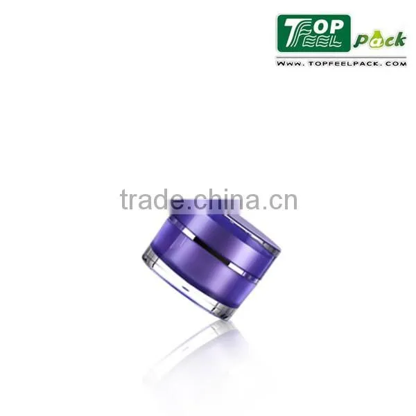 Beauty Packaging Container, Cosmetic Round Shape Empty Plastic Cream Jar