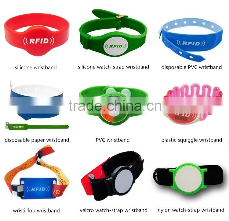 rfid tags bracelet for swimming pool
