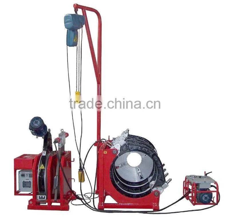 SHD450 HDPE pipes welding machinery manufacturing