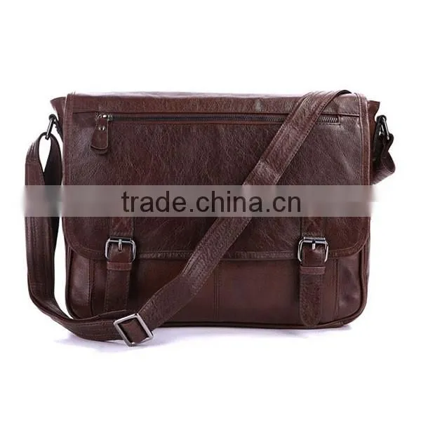 2016 new model fashion china supplier mens leather shoulder bag