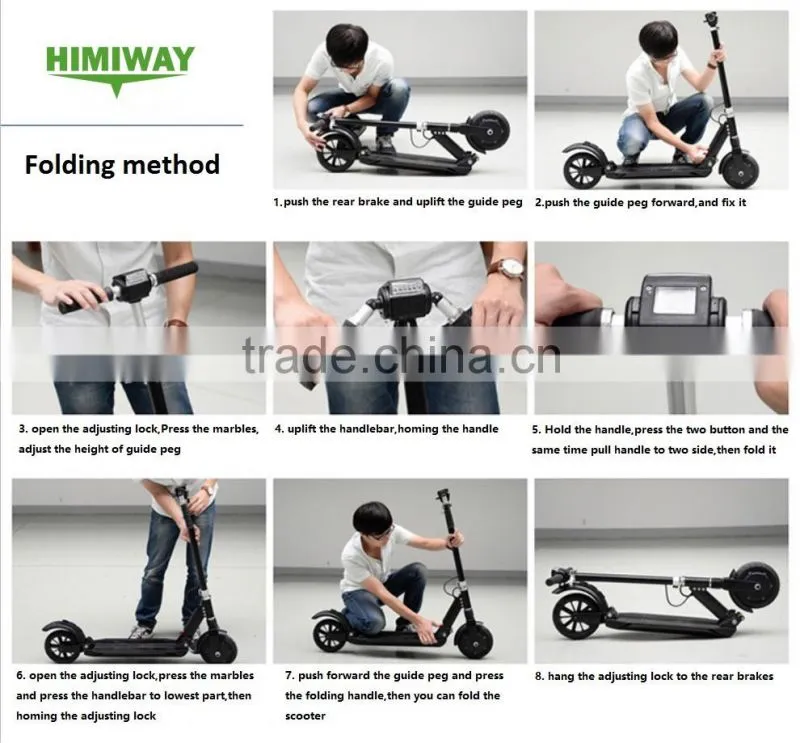 off road transportation Etwow Eco/Booster/Master Folding Electric Kick Scooter