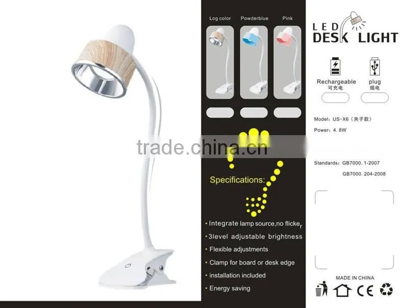 2016 hot sale JK-860 flexible clip LED table lamp manufacturers JK-860