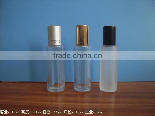 15ml glass roll on bottle