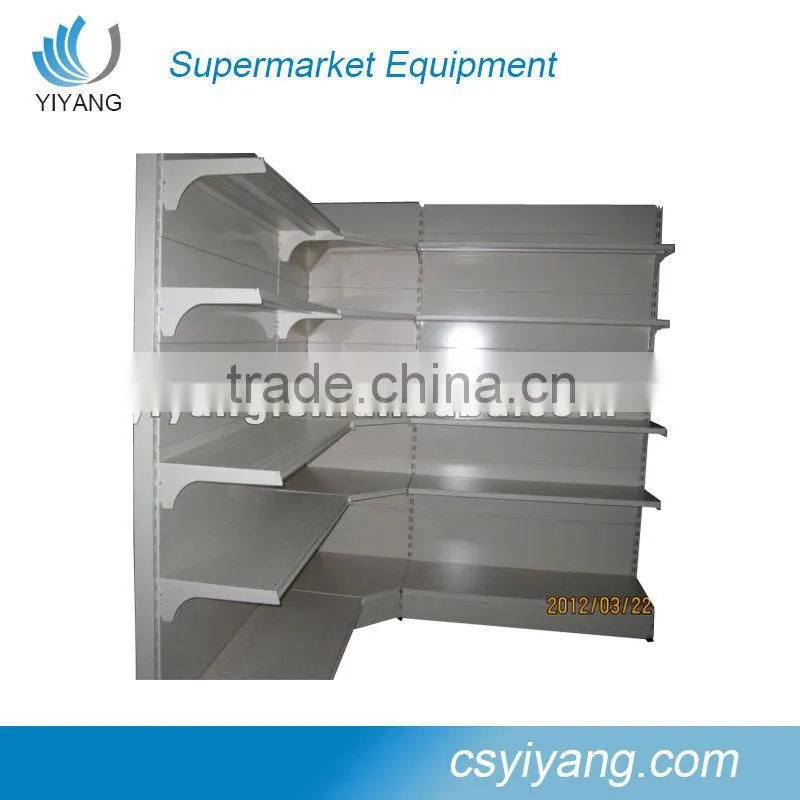 hot amercian design supermarket metal gondola display shelf