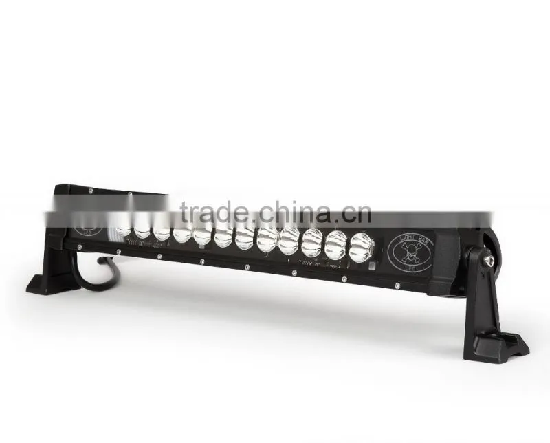 Hottest and super bright ip67 single row 60w ce rohs led light bar