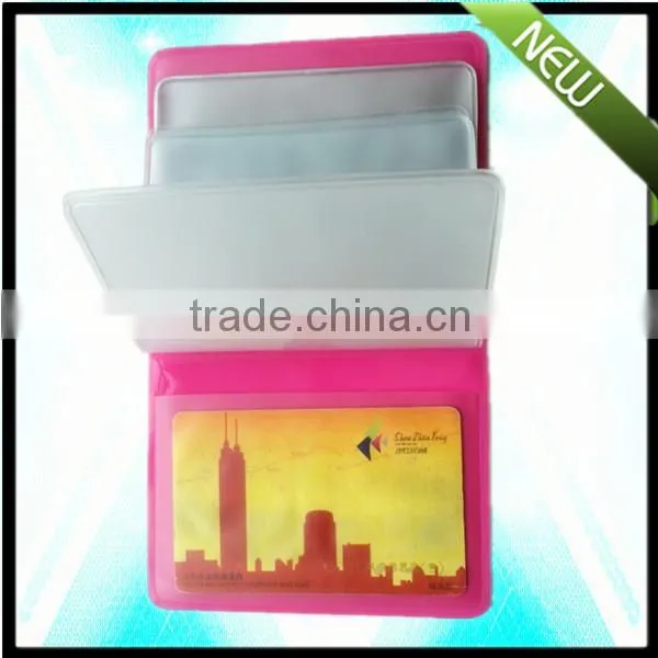 Business card case glossy hard cover card holder