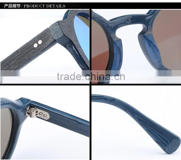 Hot Sell 2015 New Products Wooden Sunglasses Acetate Sunglasses
