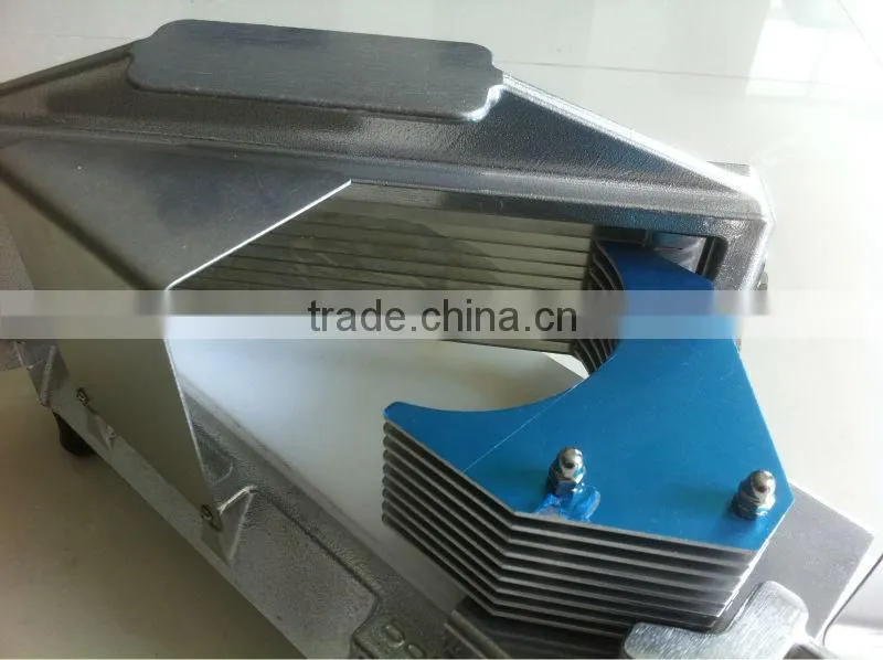 Alluminum manual tomato slicer