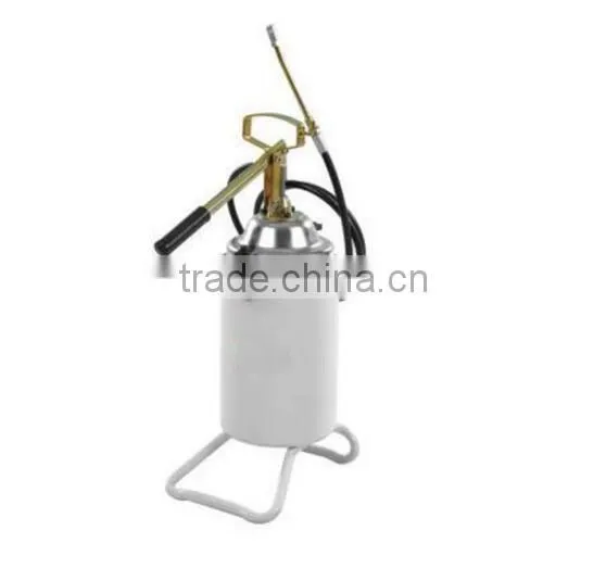 13KG air operated Mobile grease dispensing kit fuel pump kit with tank and follower plate