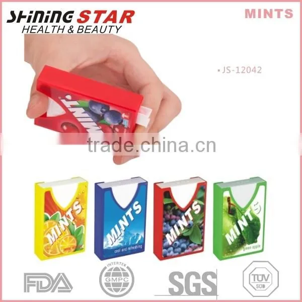 Various colors boxed breath mints