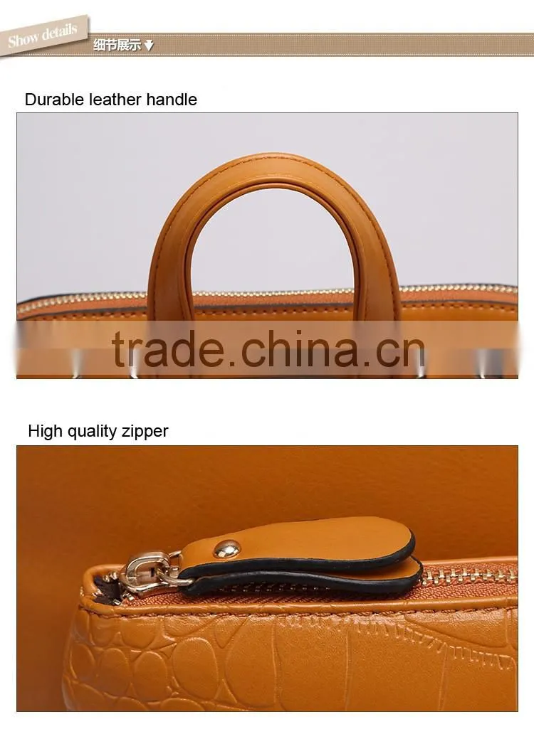 china 2016 backpack brand names women leather backpack