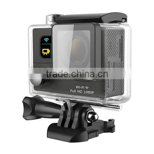 Dual Screens Wifi Action Camera 1080P FHD Sport DV DVR G3 Waterproof 30M 170 Wide Angle 12MP For Extreme Sports