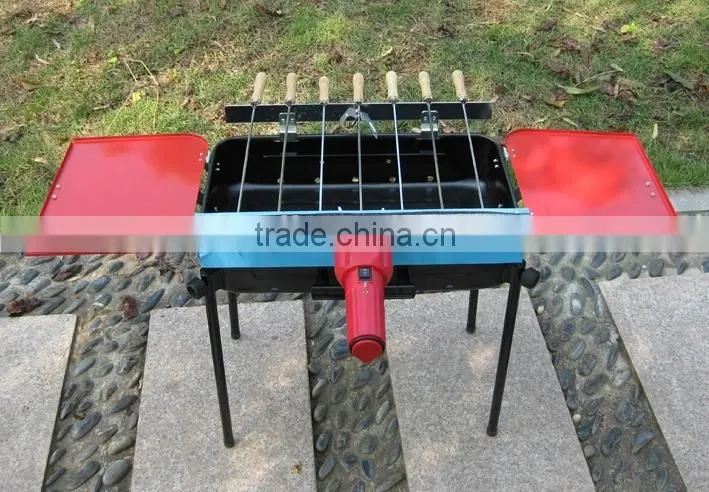 Fashion portable charcoal battery operated bbq grill
