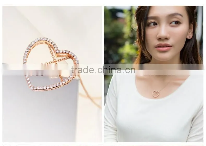 silver heart necklace