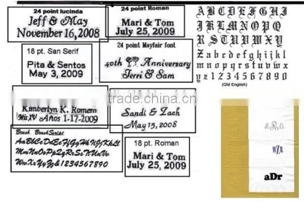 100 Printed Personalized Beverage Cocktail Party Napkins