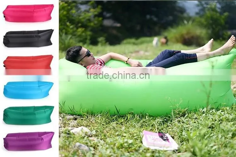 2016 Latest Design Lazy Hangout Inflatable Air Sleeping Bag/Sofa/Couch Bed