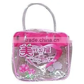 PVC Clear Cosmetic zipper bag