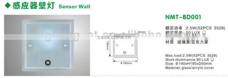 New Product Sensor Led wall Lighting