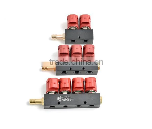3cyl cng injector rail nozzle for cng car truck