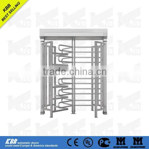 full height turnstile with access control, card reader, CE certificate