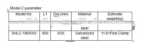 Hot Dip Galvanized Cable Storage Assembly for tower/pole