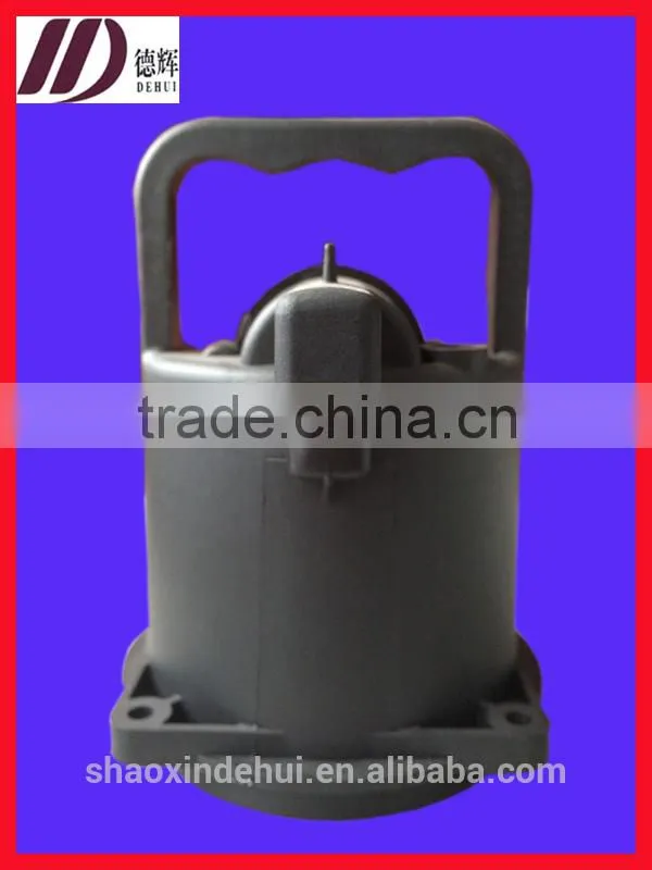 Black plastic water pump