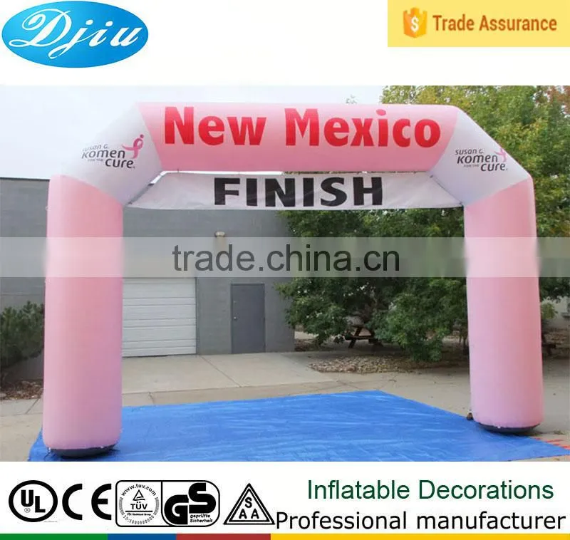 DJ-GM-31 factory outlet advertising inflatable entrance arch/inflatable leaping arches for sale