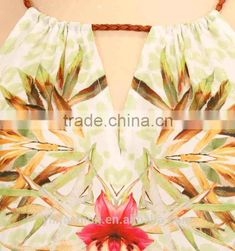 NEW arrival 2015 Summer Women's sleeveless shirt chiffon Blouse Tops
