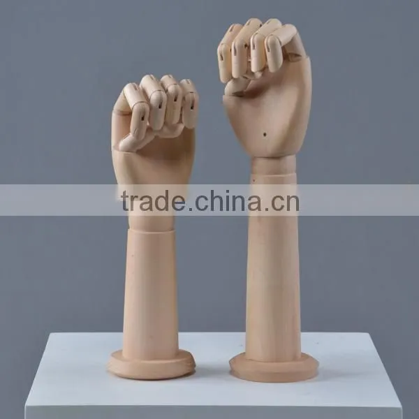 wooden female mannequin hand