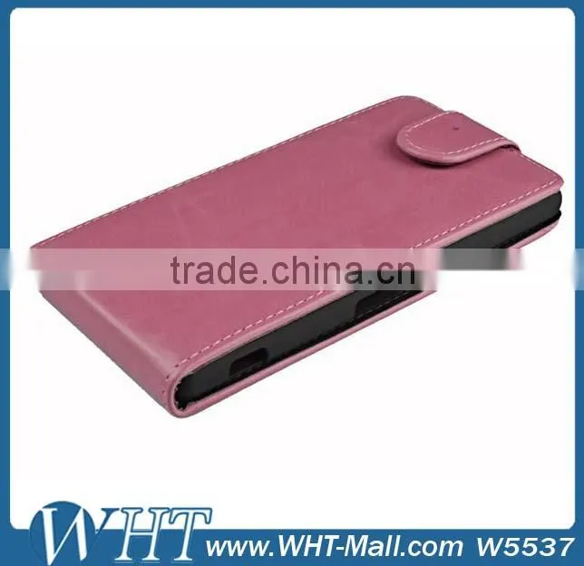 Bulk Buy from China Mobile Phone Accessories Leather Case for Sony Xperia Z2 Flip Cover