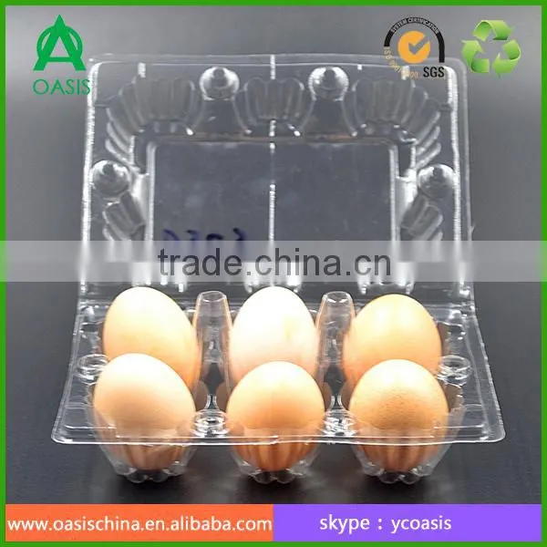 Custom blister pack for sale PVC/PET clear plastic egg tray