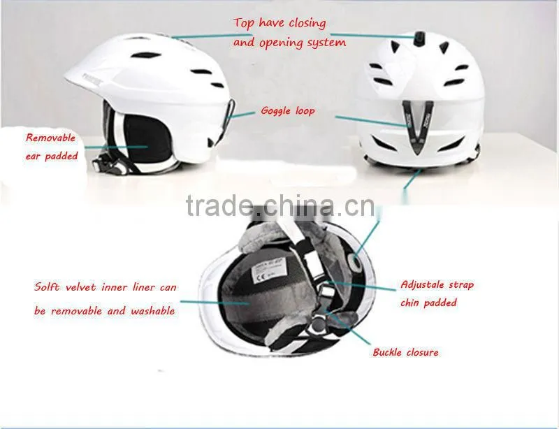 ABS Helmet for snow skiing or snowboarding Protective Helment