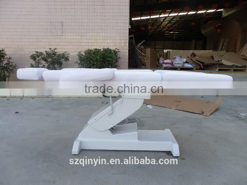 CE approval white massage table electric face hole