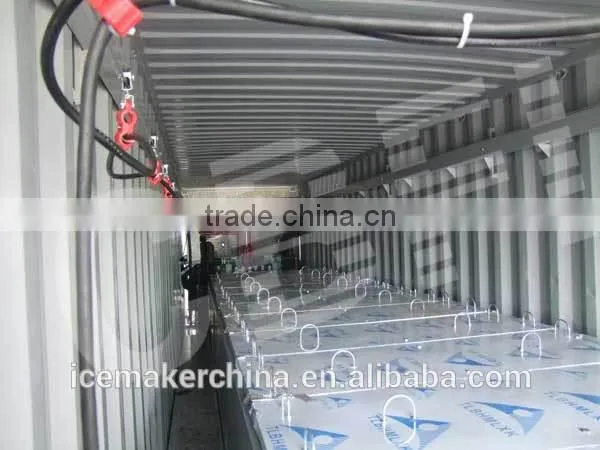 Industrial containrized block ice machinery alibaba in spanish