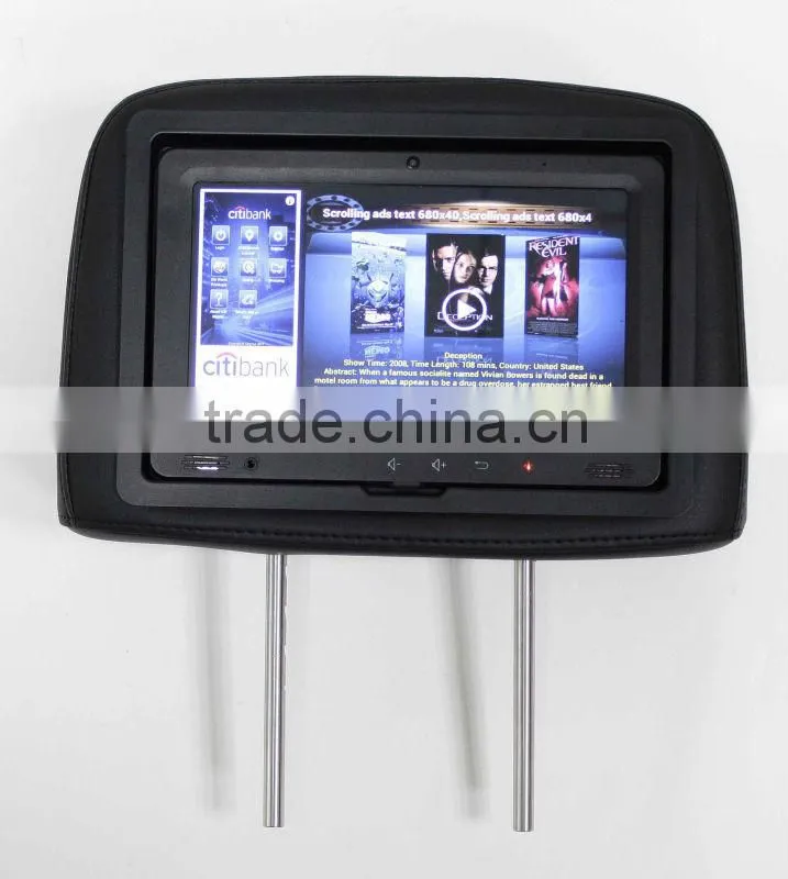 9 Inch Interactive Taxi Touch Screen For Advertising